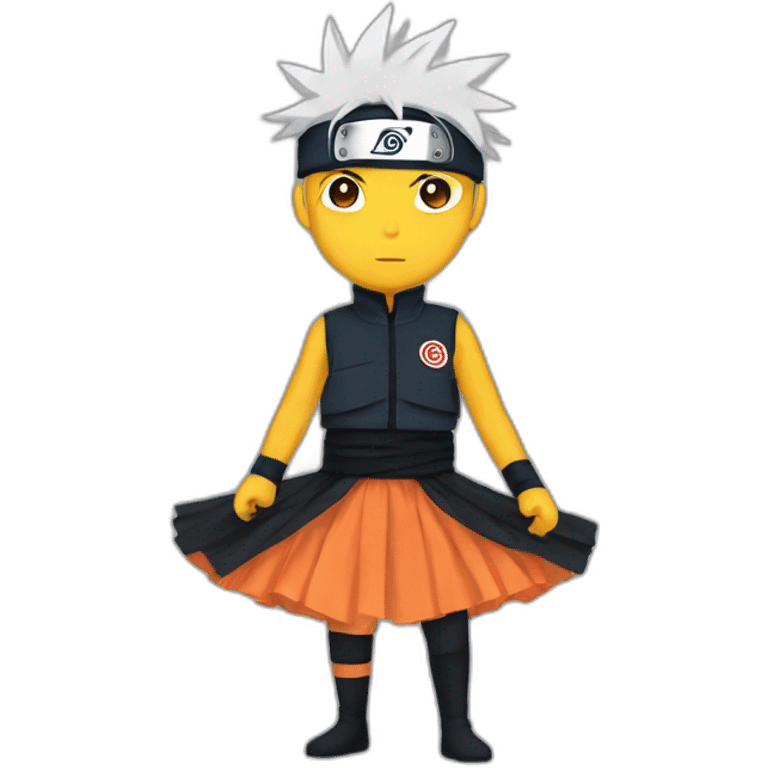 Naruto with a tutu emoji