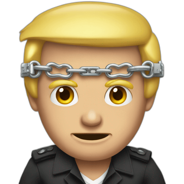 trump-in-handcuffs emoji