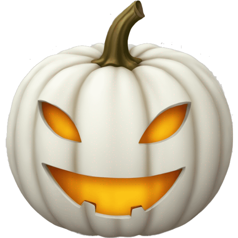 White pumpkin  emoji