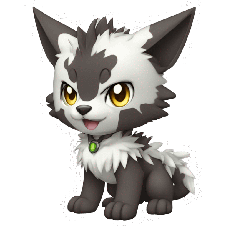 cute cool edgy beautiful pretty Digimon-Fakemon-animal full body emoji