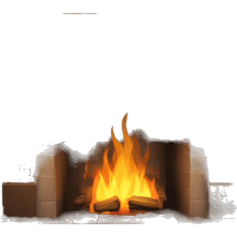 winter vibe emoji like fireplace emoji