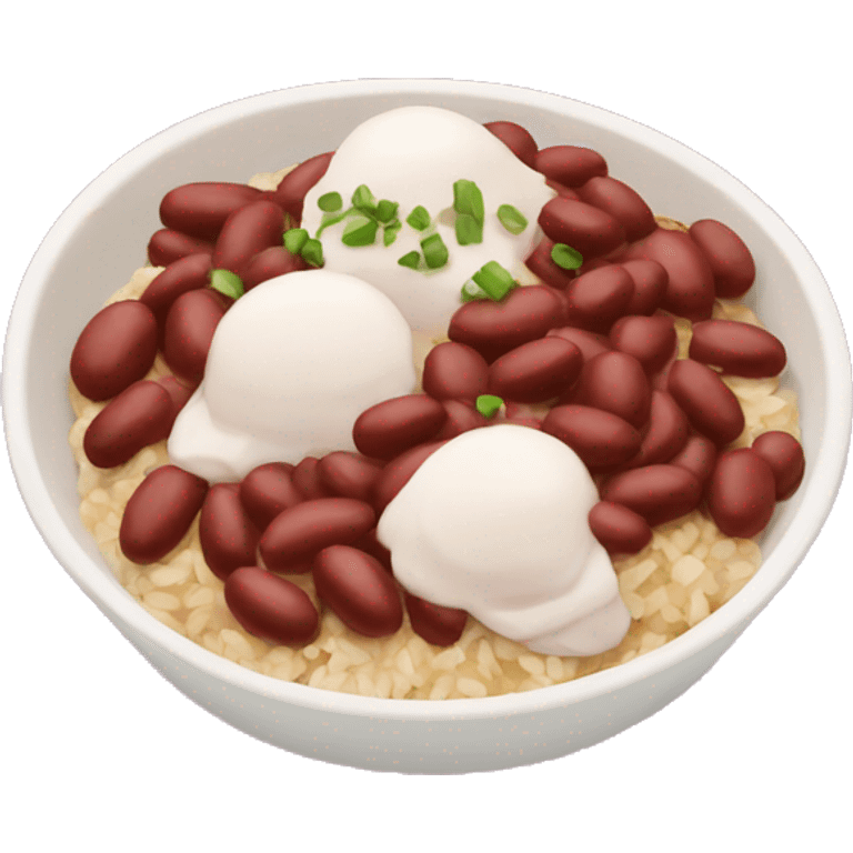 Red Beans and Rice with Chicken emoji