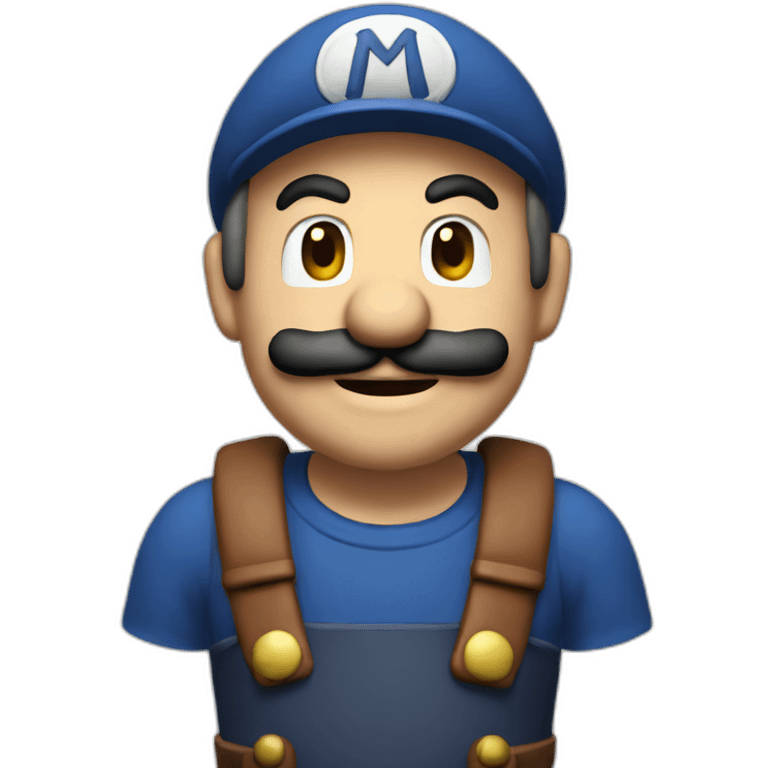 old mario emoji