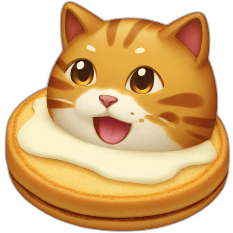 cat-eat-dorayaki emoji