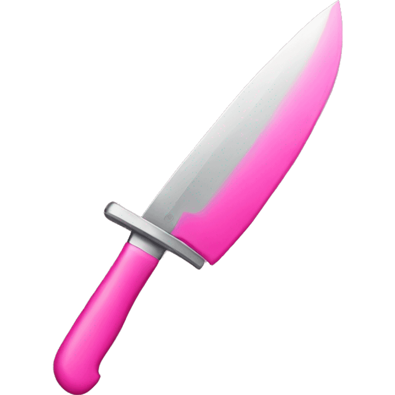 Pink knife  emoji