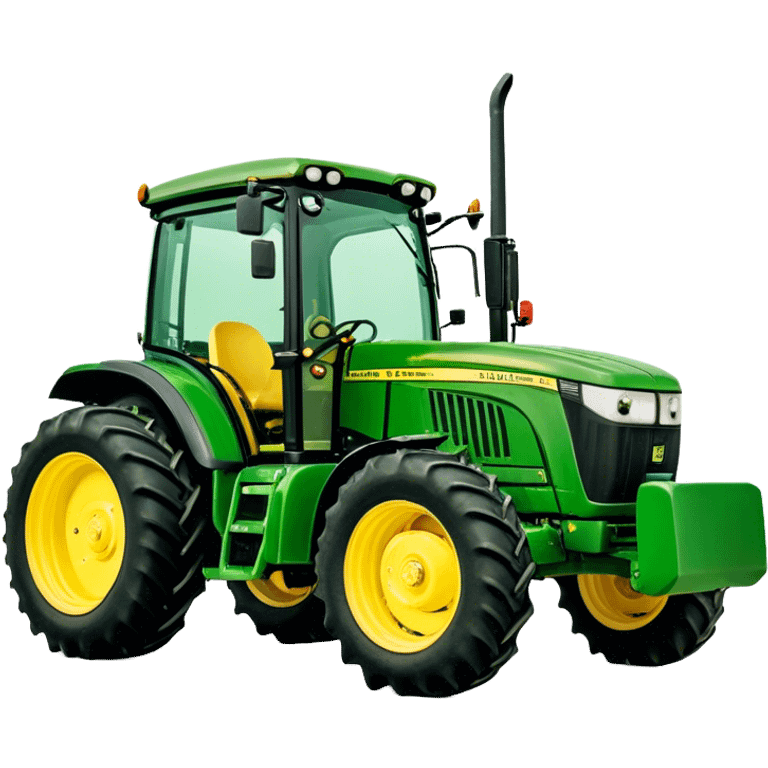 Tractor - John Deere 5055E (Model Year: 2021) (Iconic colour: Green with yellow) emoji