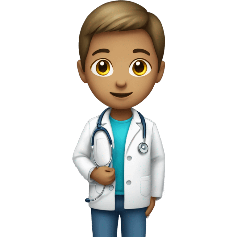 Child with stethoscope  emoji