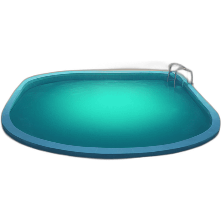 Swimming pool at night emoji