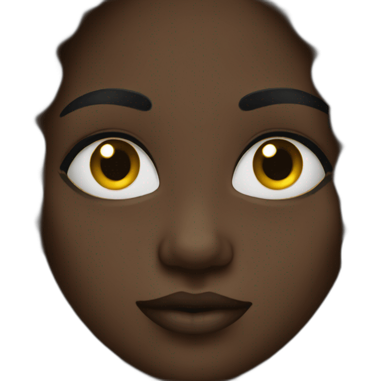 dark girl emoji