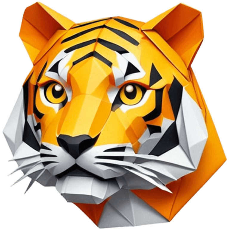 origami tiger emoji