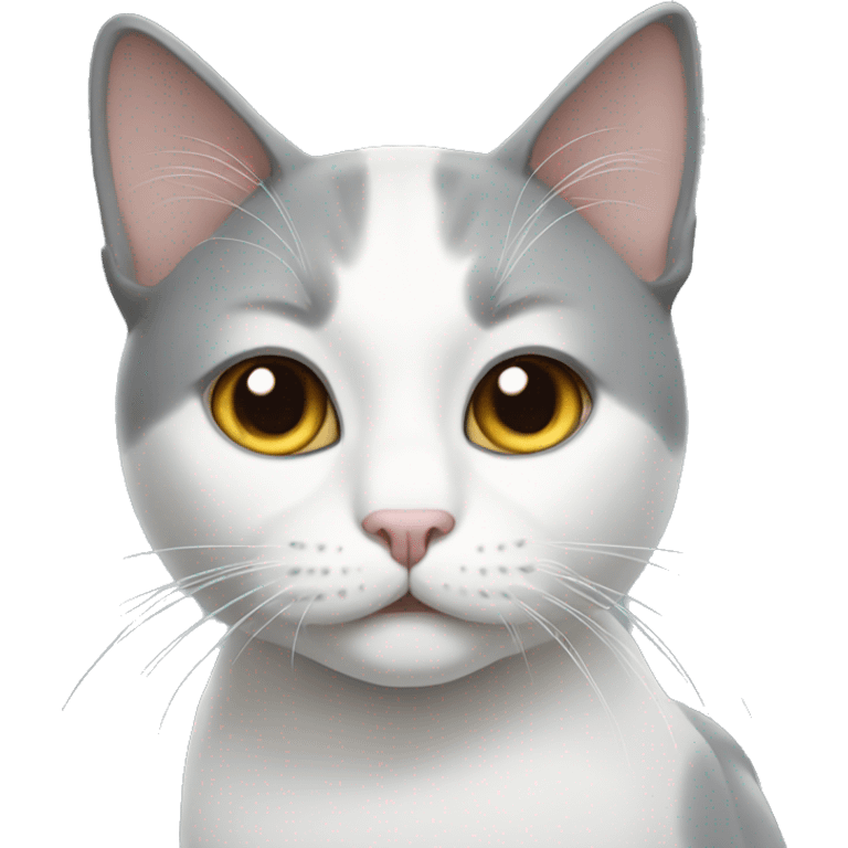 grey-white cat emoji