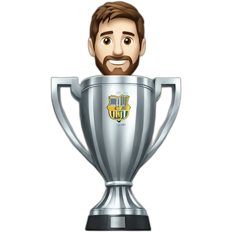 lionel messi world cup trophy emoji