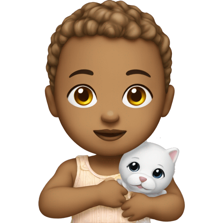 Baby with dollhouse  emoji