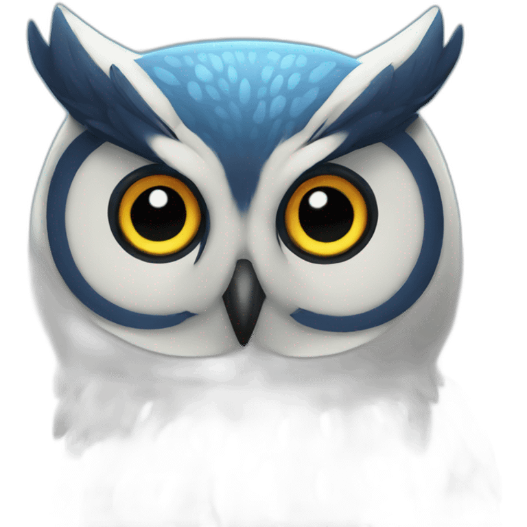 blue owl emoji