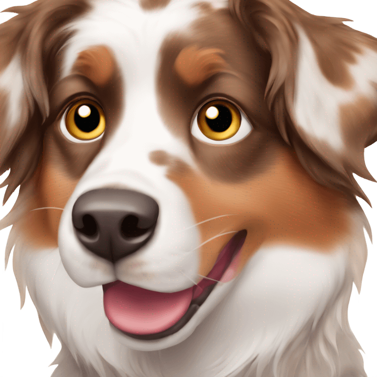 Red Merle Australian shepherd  emoji