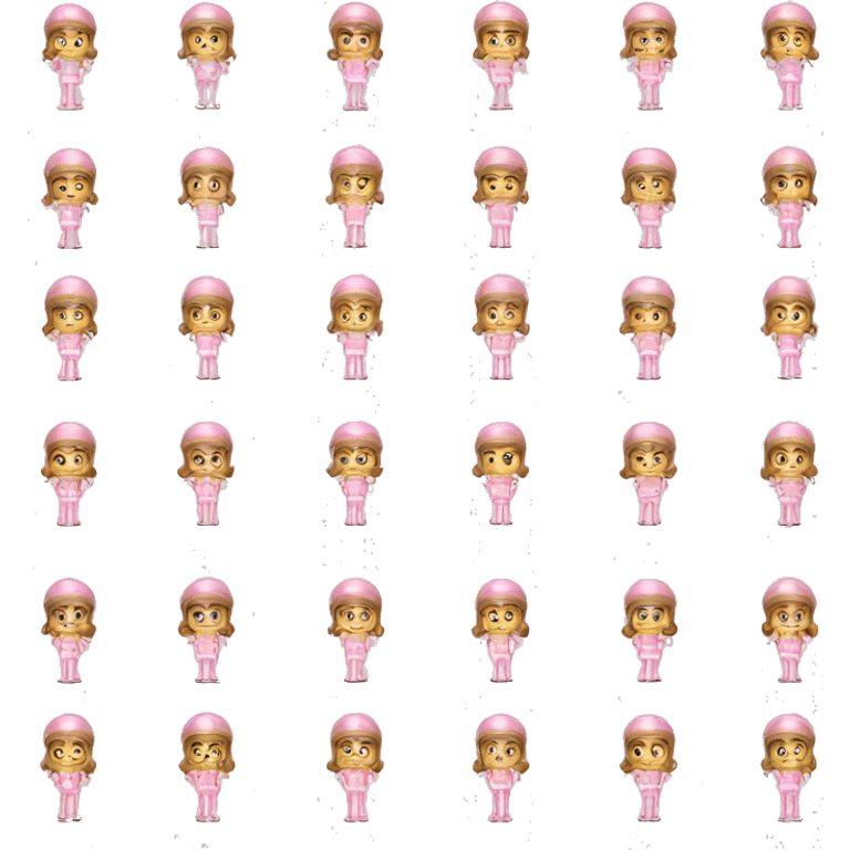 Light pink nutcracker Caucasian emoji