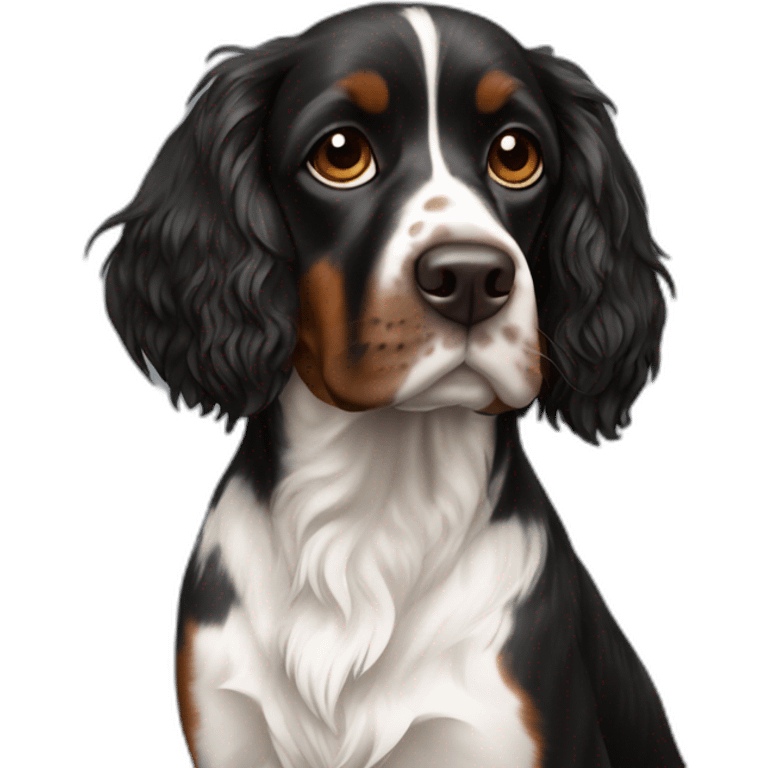 serge britanny spaniel black emoji