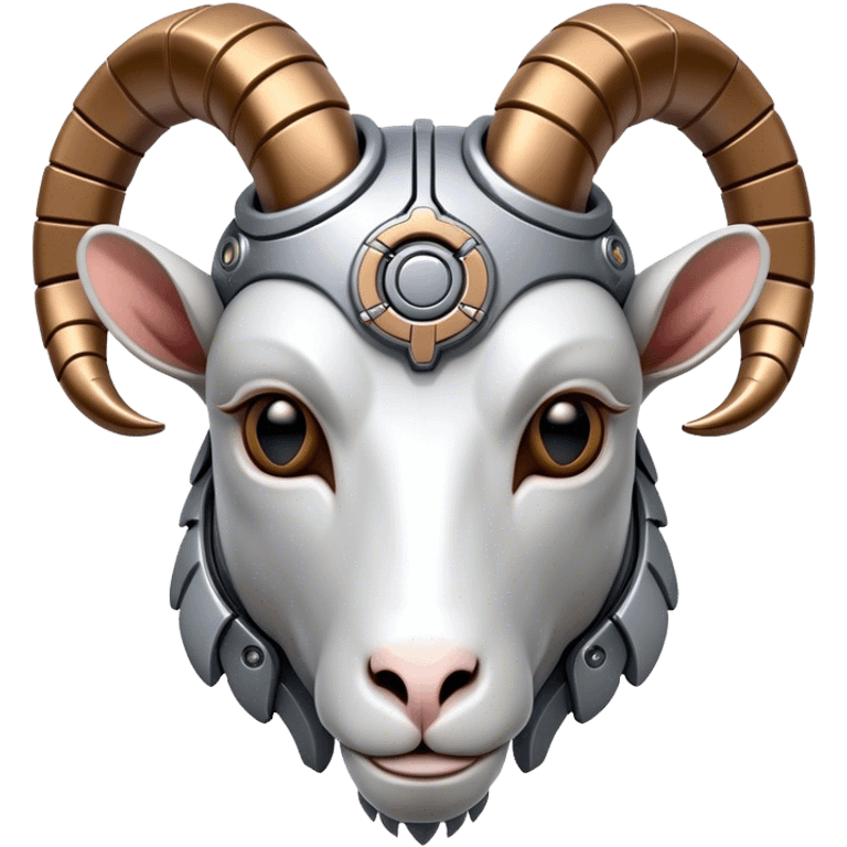 Cybernetic Ram(Goat) head  emoji