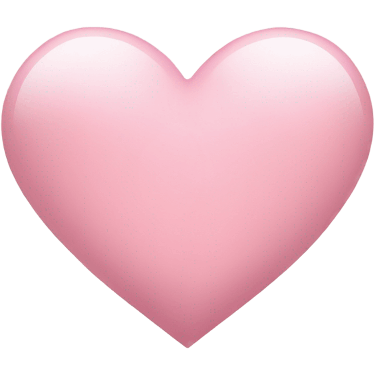 light pink heart emoji