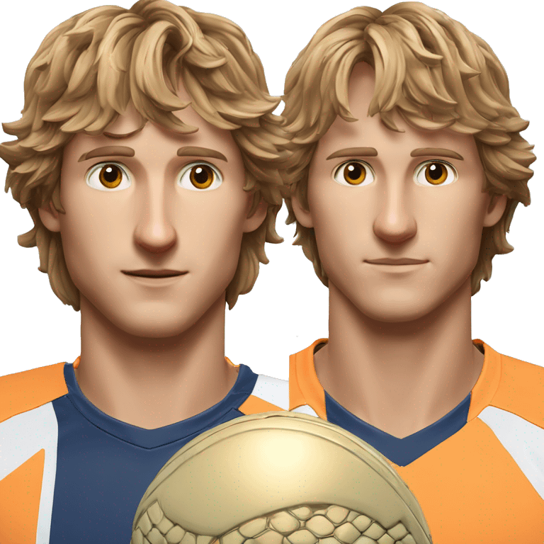 Alexander zverev et Holger rune face to face  emoji