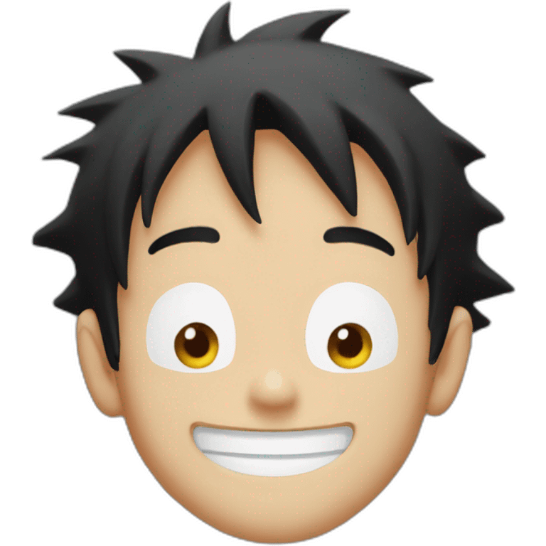 Luffy smiling emoji