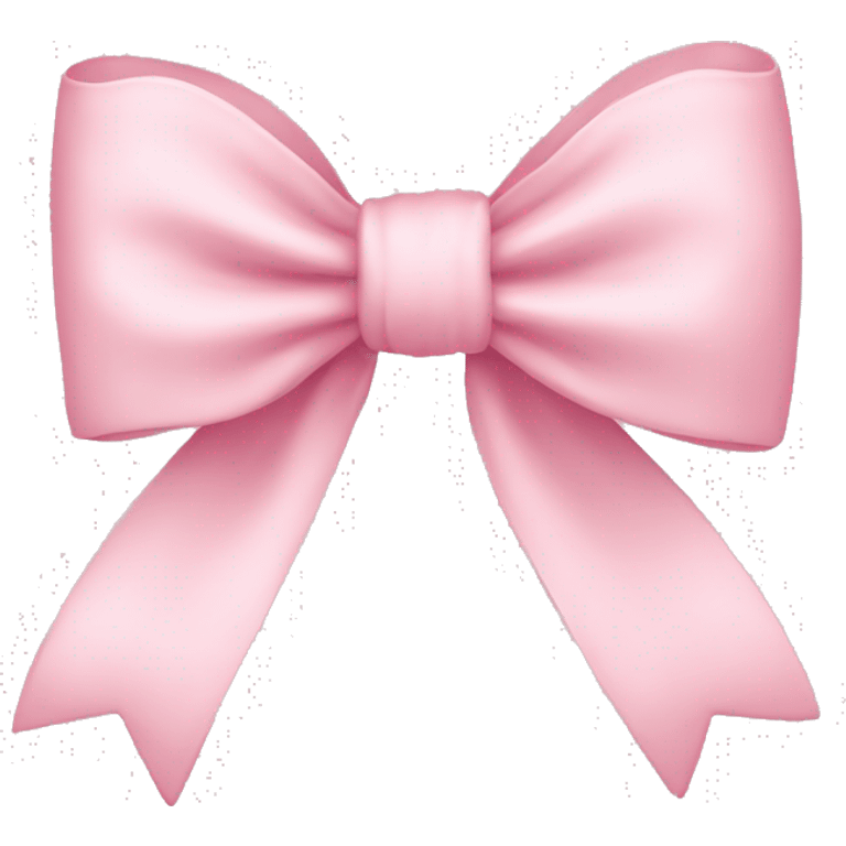 light pink bow on light pink bow emoji