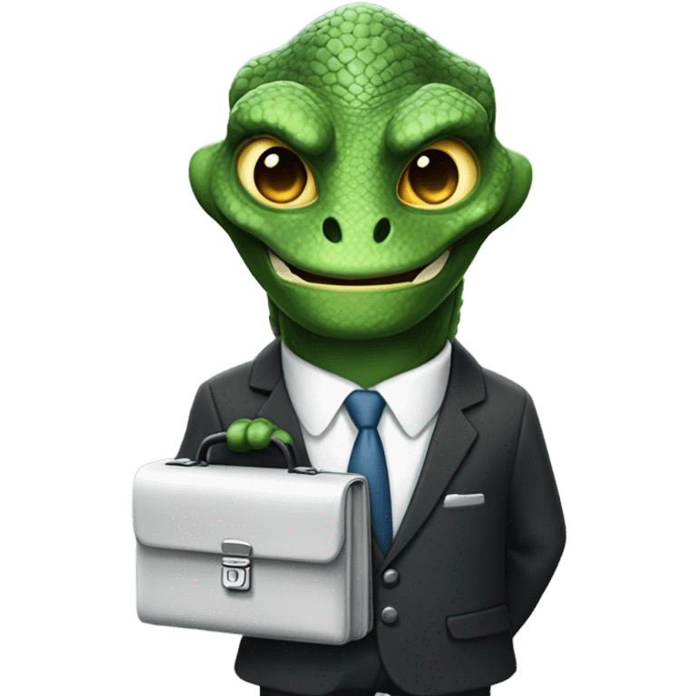 capitalist reptilian emoji