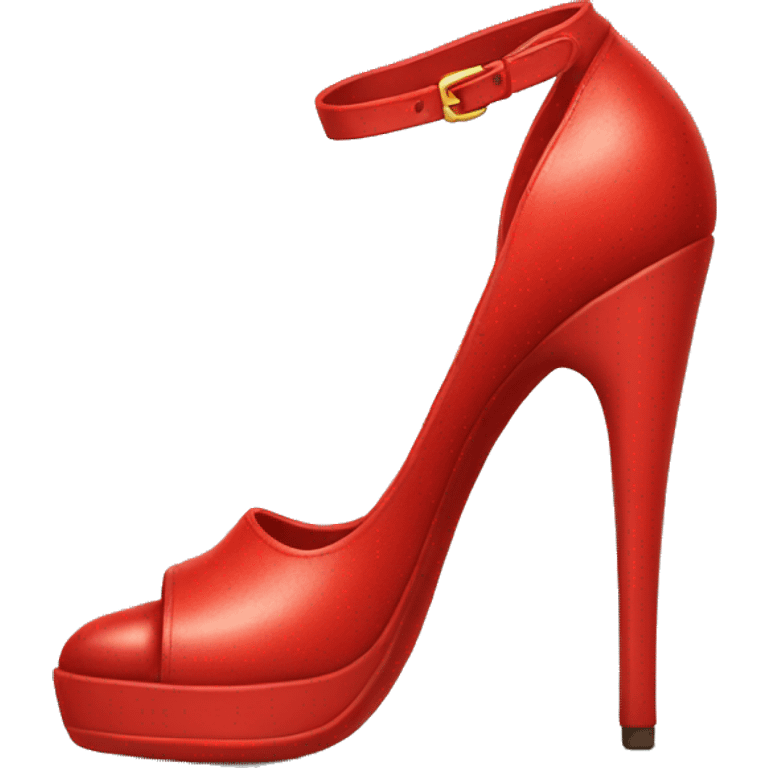 Red heel emoji