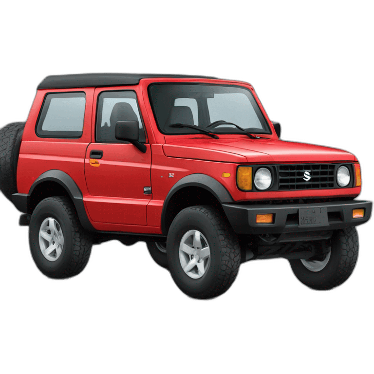 Suzuki samurai red emoji