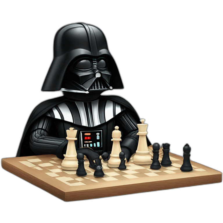 Darth vader play chess emoji