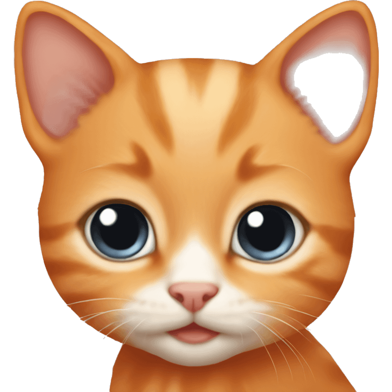 orange baby kittens emoji