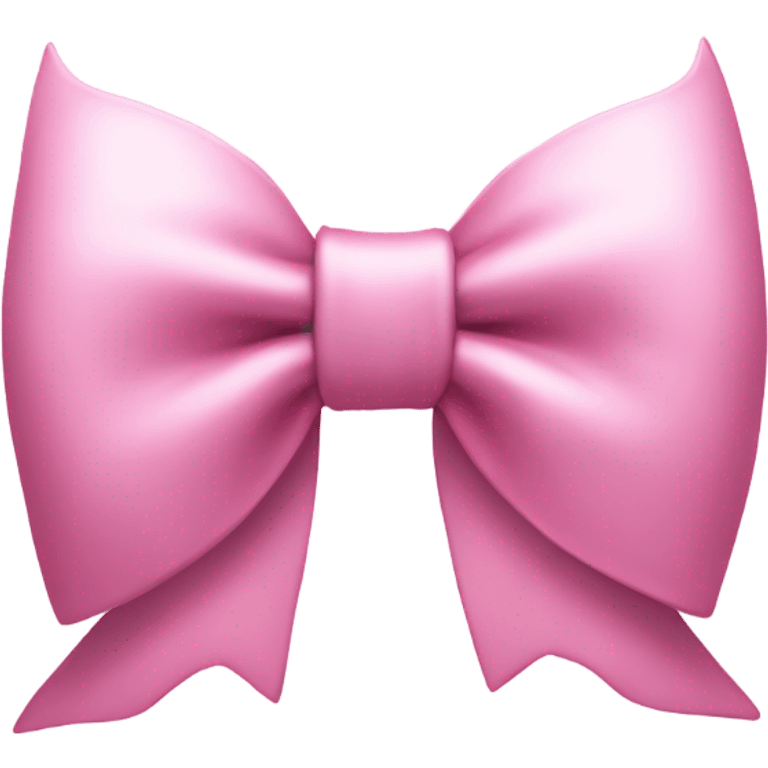 A light pink coquette bow on Batman  emoji