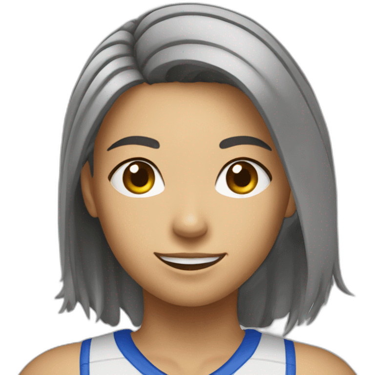 create a female volleyball player emoji