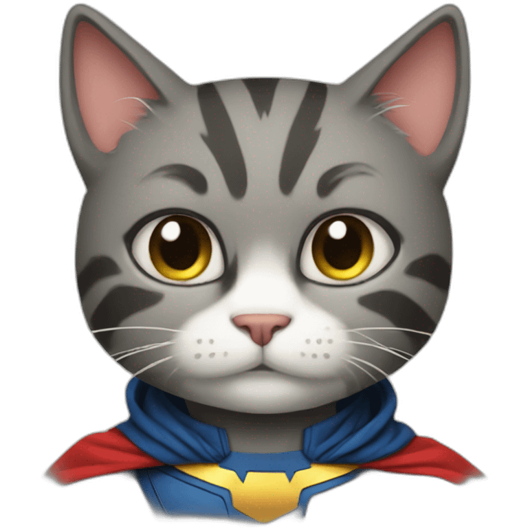 superhero cat emoji