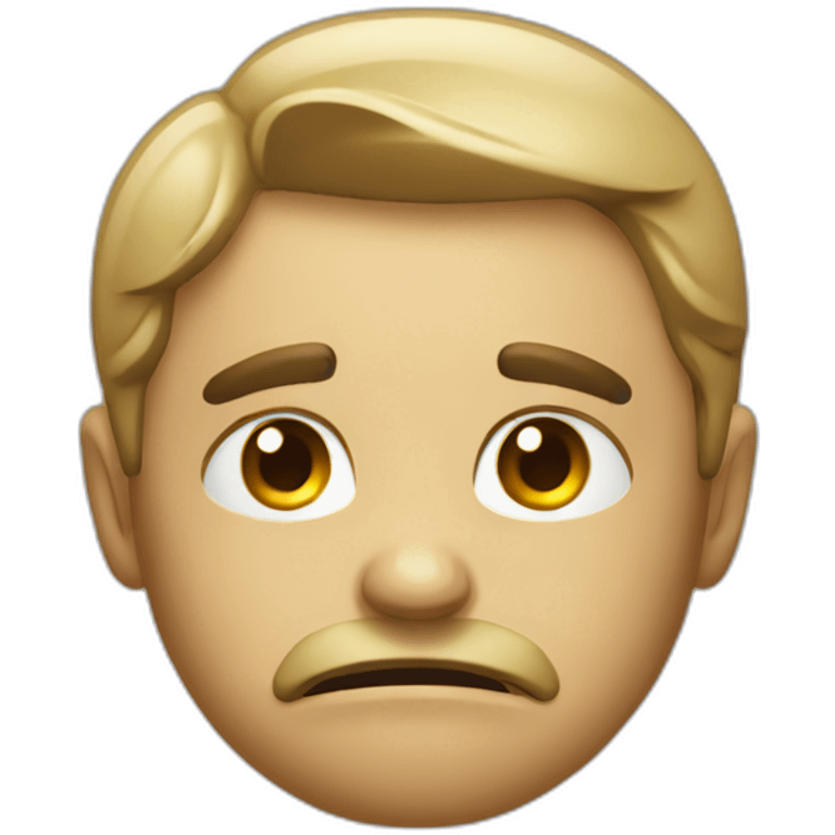 UnHappy bankrupt emoji