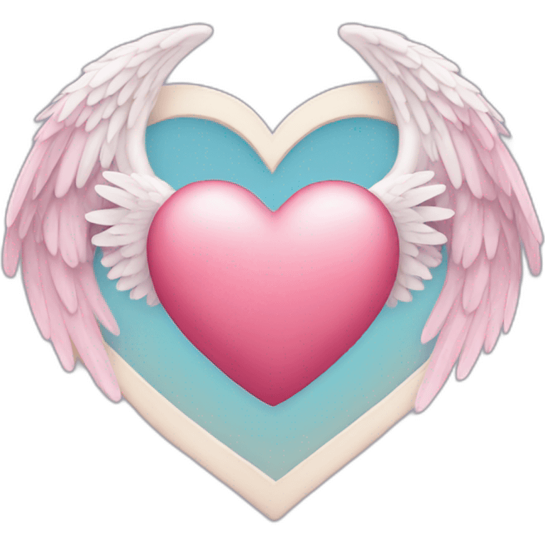 Heart+ angelwings emoji