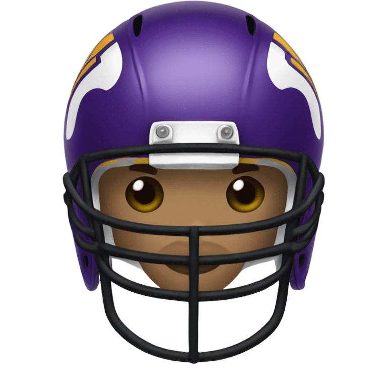 Minnesota Vikings Helmet  emoji