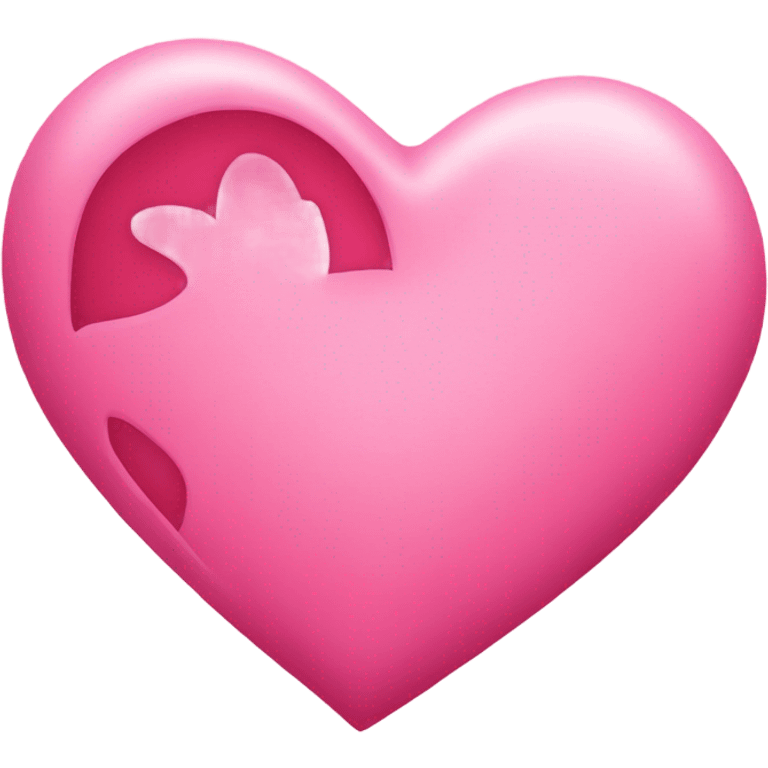 Pink valentine’s day emoji