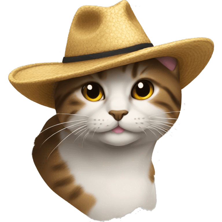 Gato con sombrero  emoji