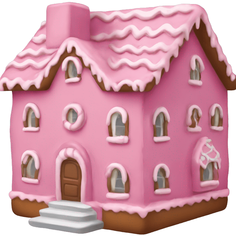 Pink gingerbread jouse emoji