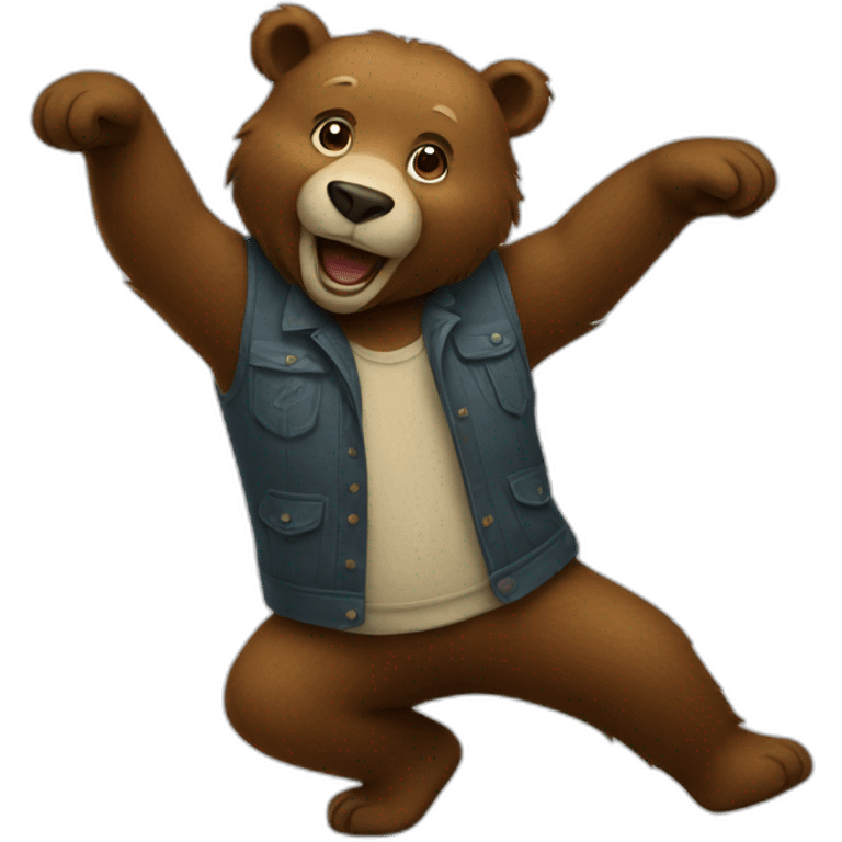 dancing bear emoji