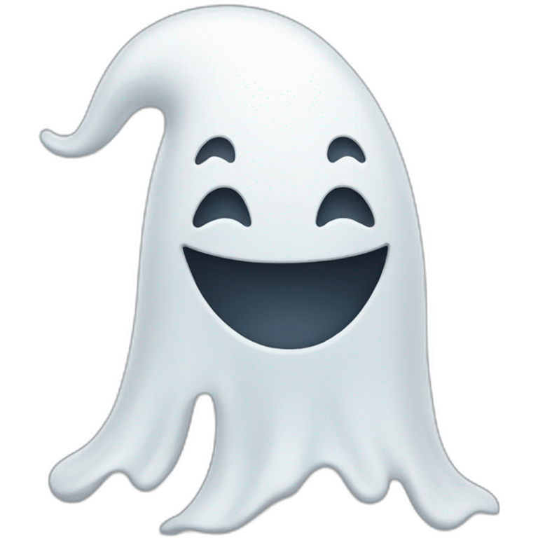 smiling ghost emoji