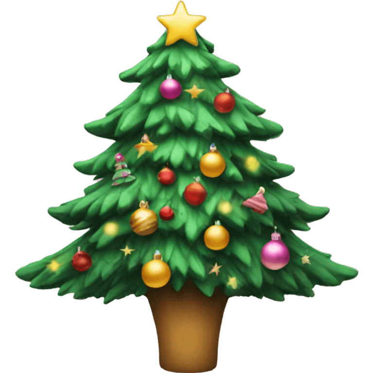 aesthetic christmas tree emoji