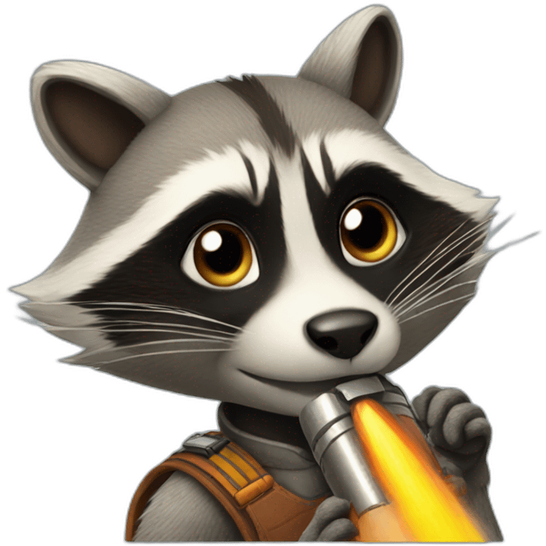 Rocket Raccon emoji