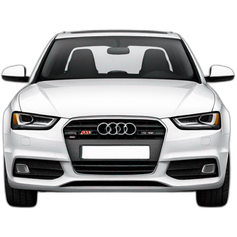 audi a4 white emoji