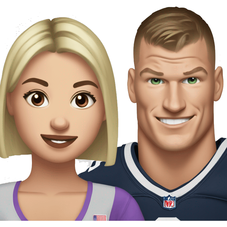 livvy dunn and baby gronk  emoji