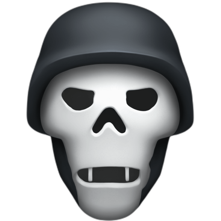 Call of duty Ghost face emoji