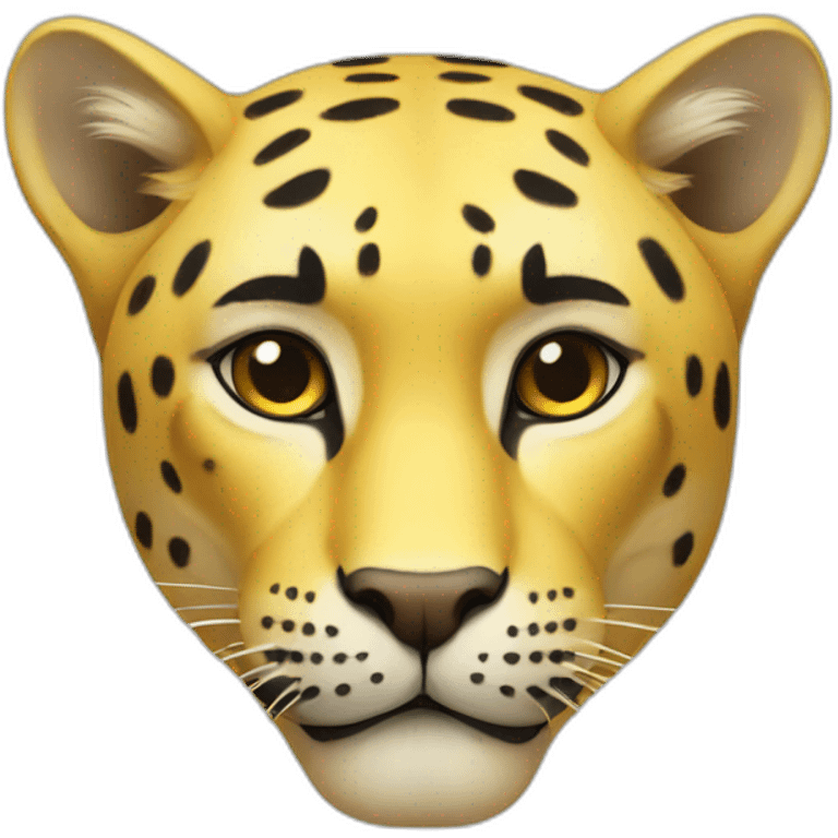 Yellow panther emoji