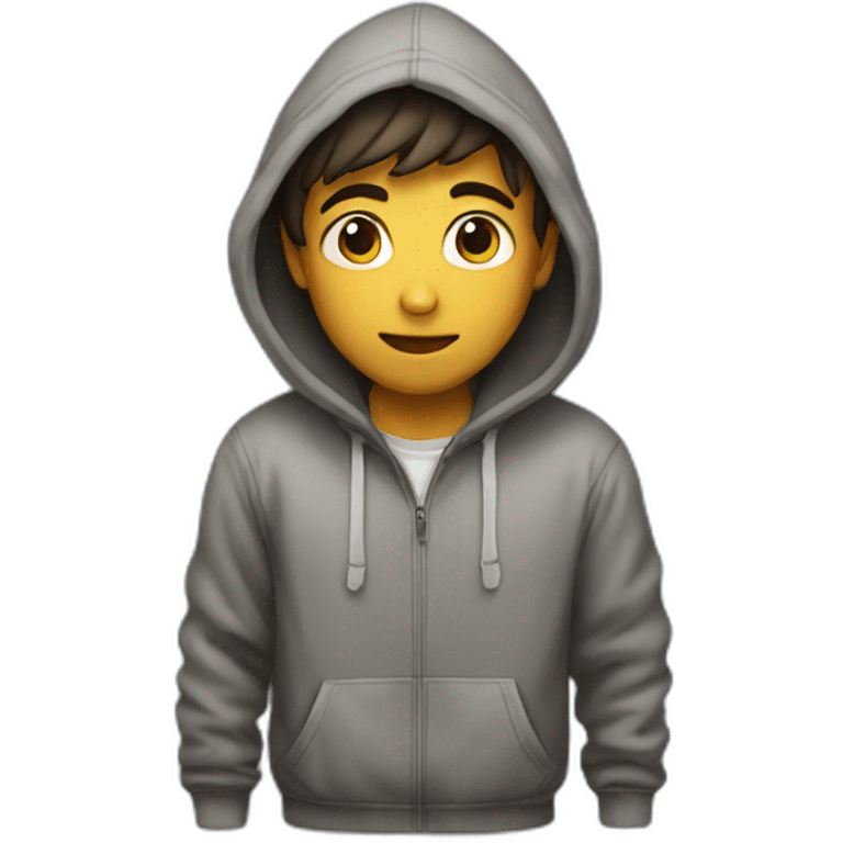 boy in a hoddie emoji