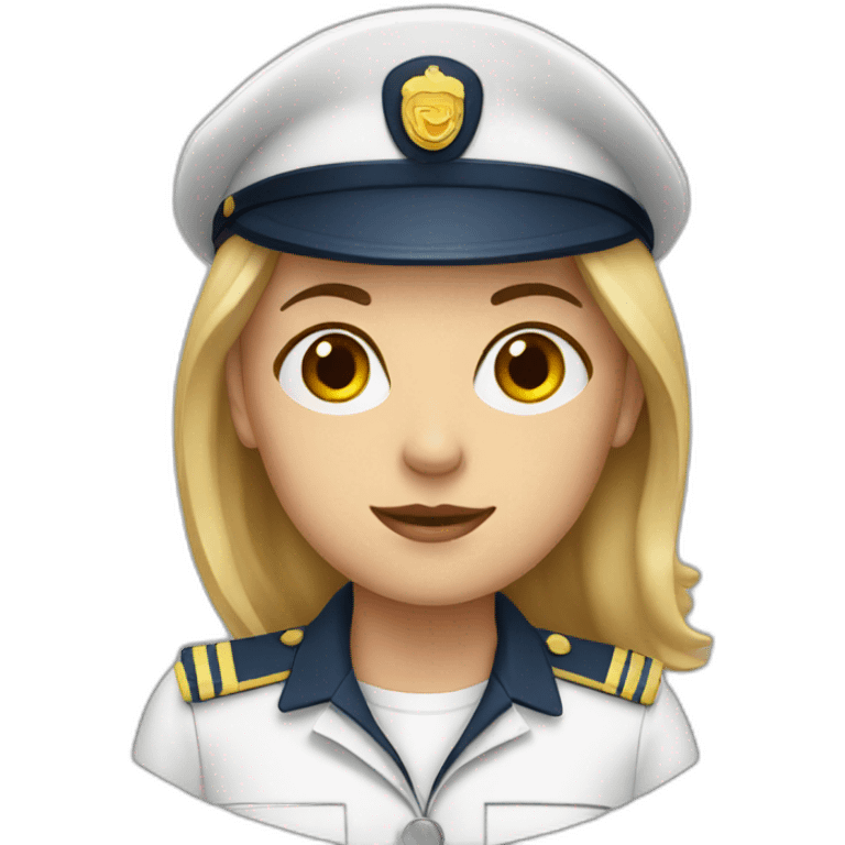 Woman in uniform emoji